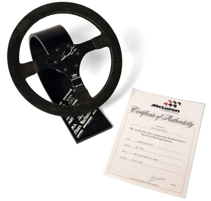 McLaren MP4 Steering Wheel