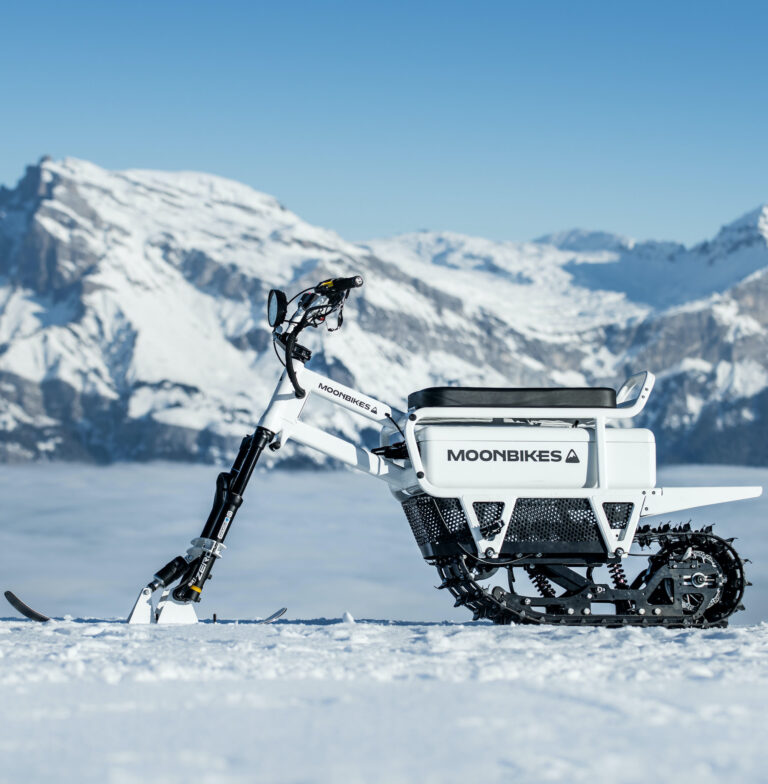 motorized snow bike