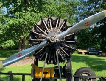 Lycoming R-680 Radial Aircraft Engine