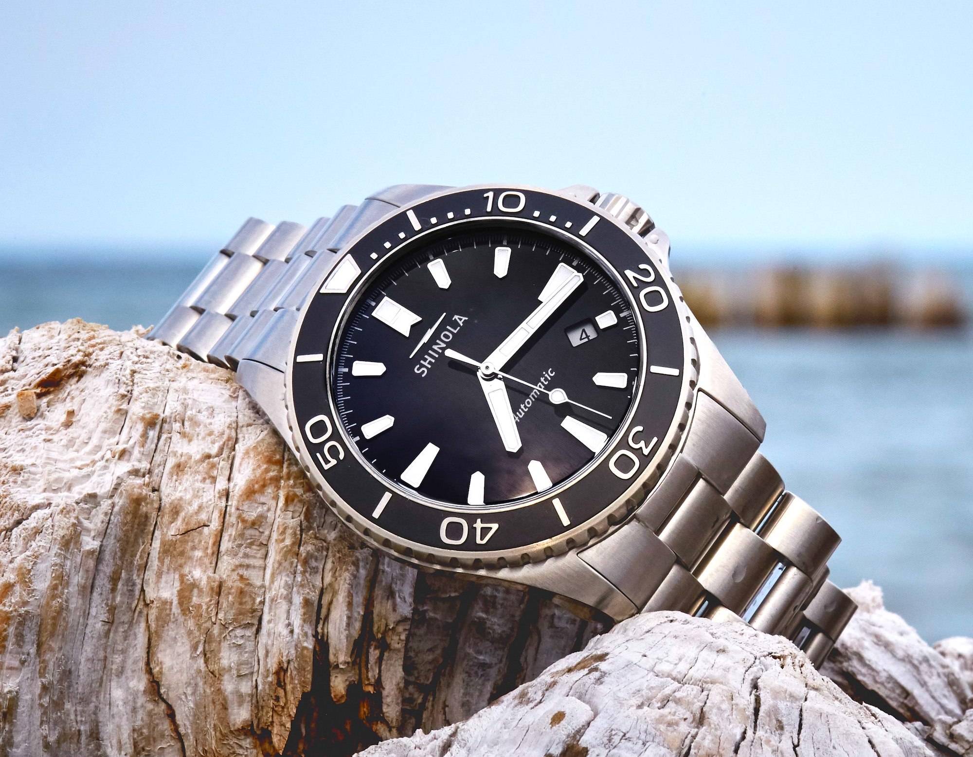 Shinola lake erie hotsell monster watch for sale