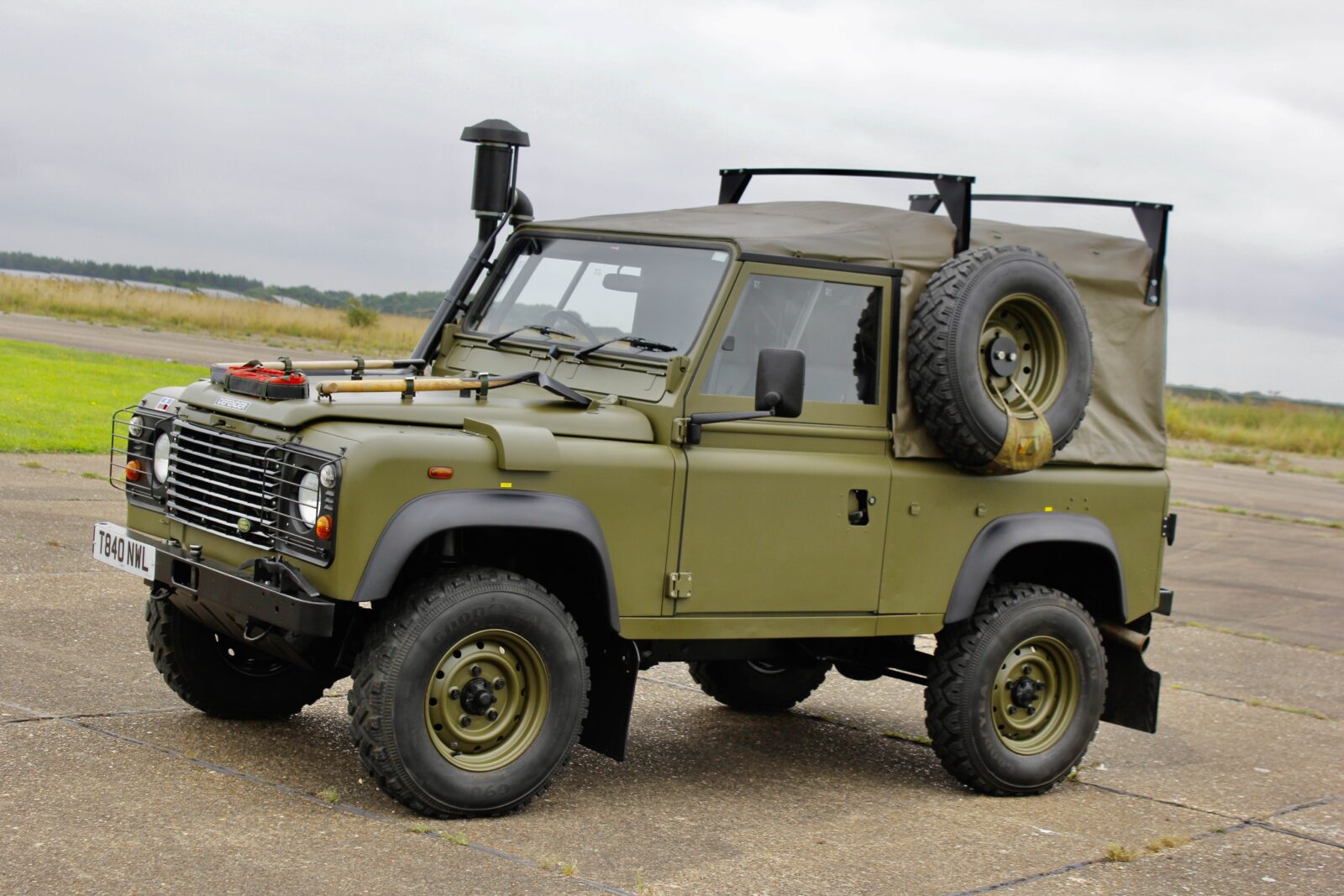 The Rare Land Rover Winter Water Wolf: A Defender For The Royal Marines