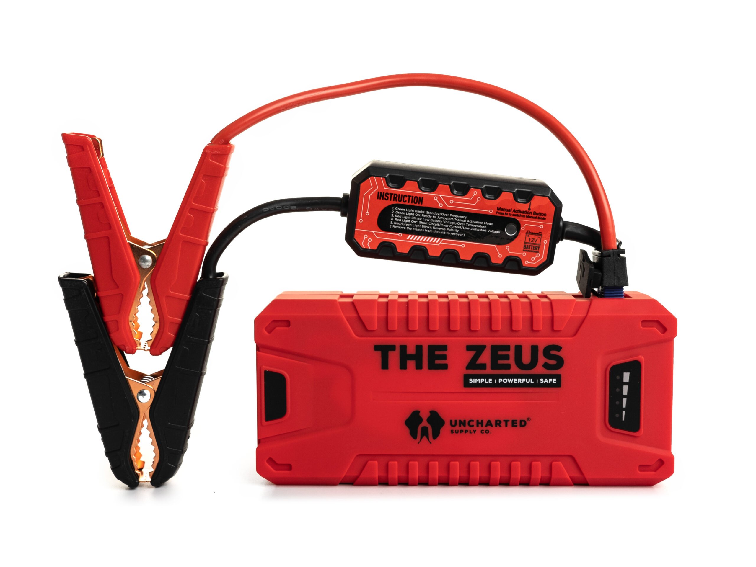 The Zeus - Power Bank + Car Battery Jump Starter by Uncharted Supply Co.