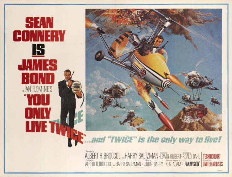 You Only Live Twice James Bond Movie Poster