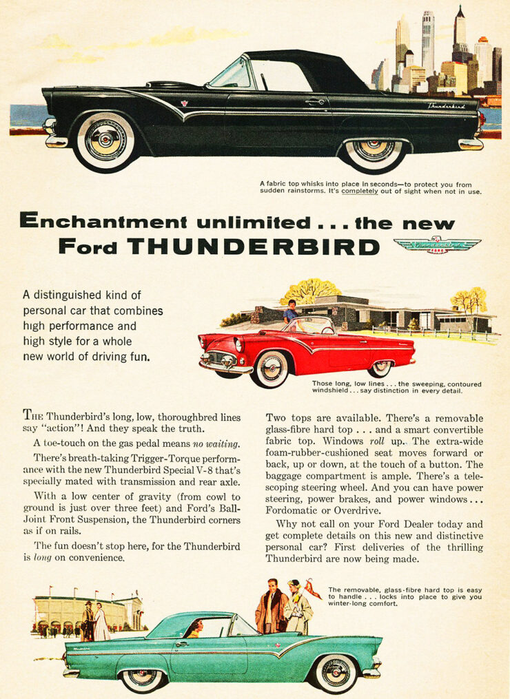 1955 Ford Thunderbird Ad