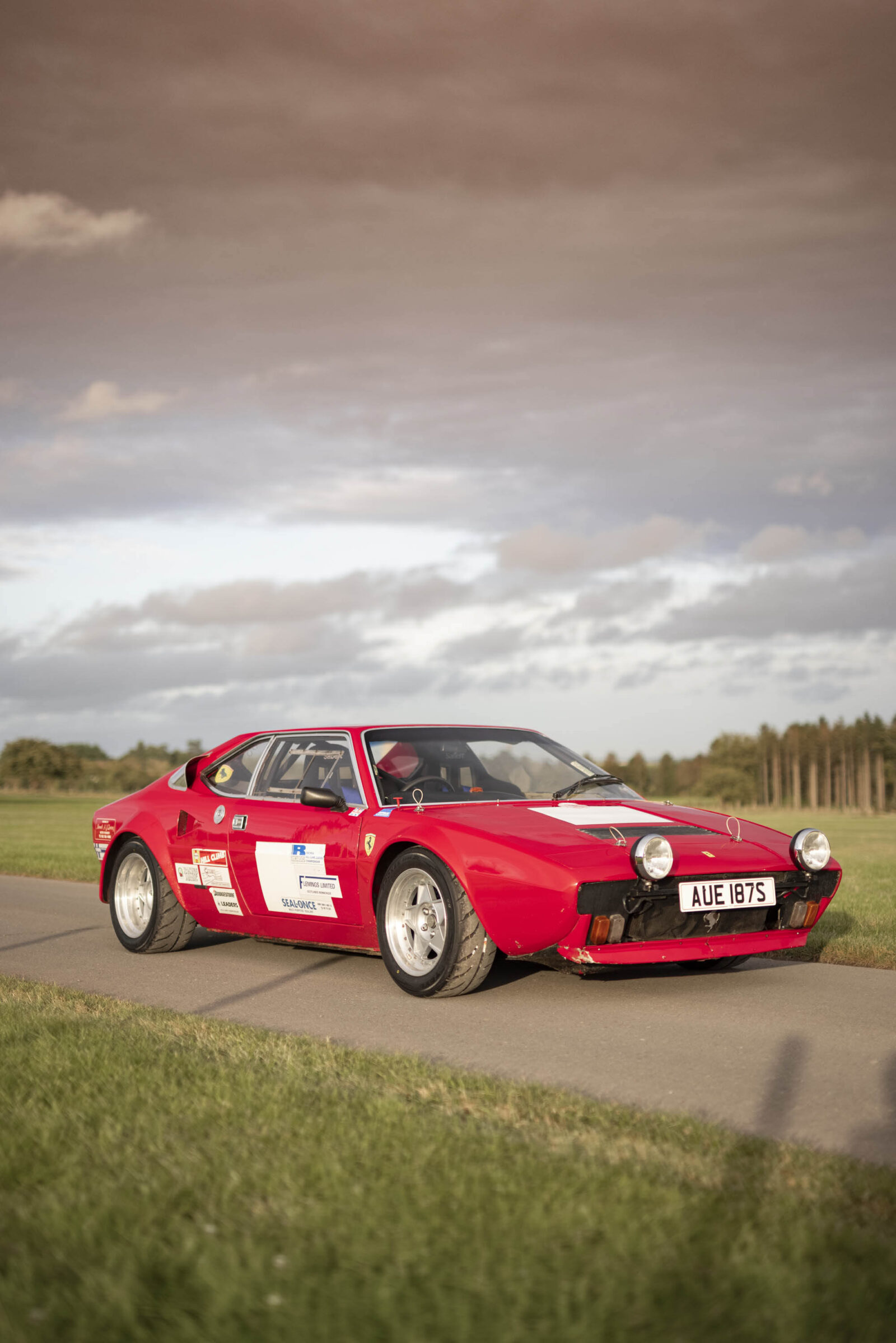 A Twin-Turbo Ferrari Dino 308 GT4 Road Legal Race Car