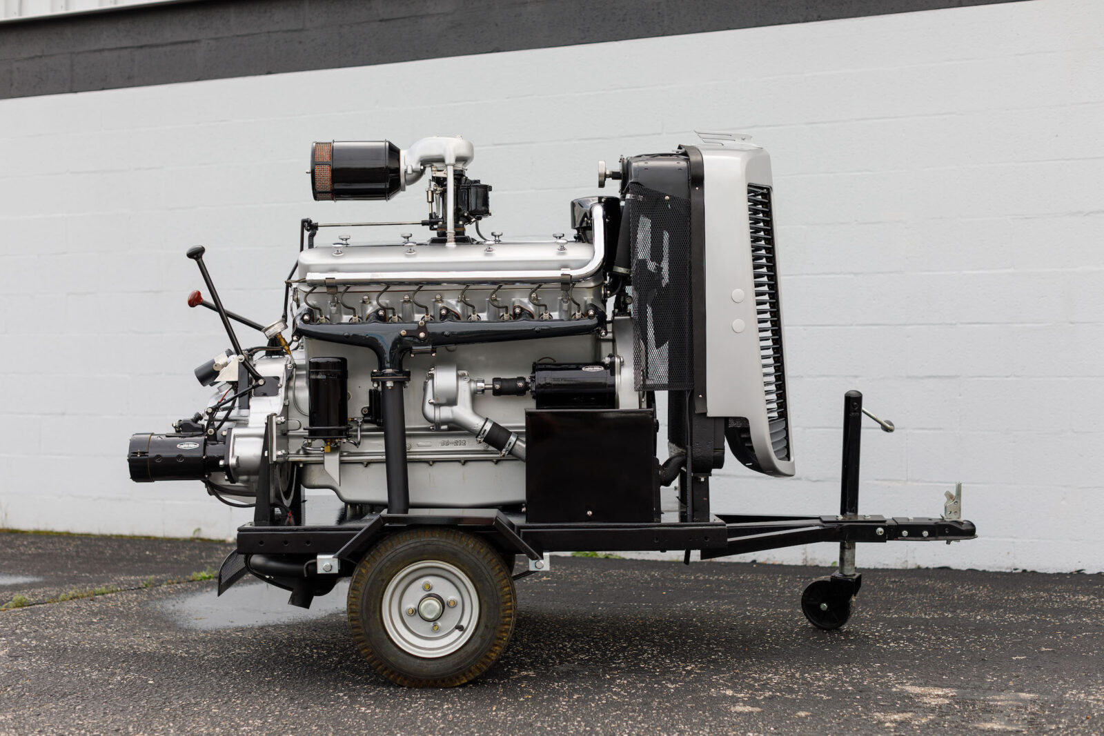 A Rare, Fully Functioning Marmon V16 Engine On A Display Stand