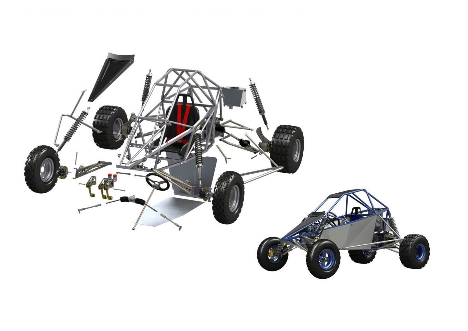 The Piranha III Kit Build Your Own Super Buggy At Home