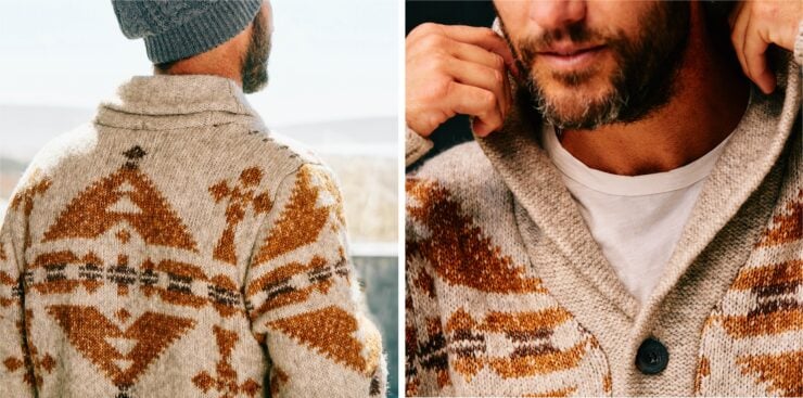 The Dude Sweater Cardigan Schott 2