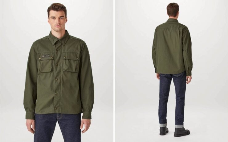 Belstaff Mansion Shirt: An Impact + Abrasion Resistant Motorcycle Shirt