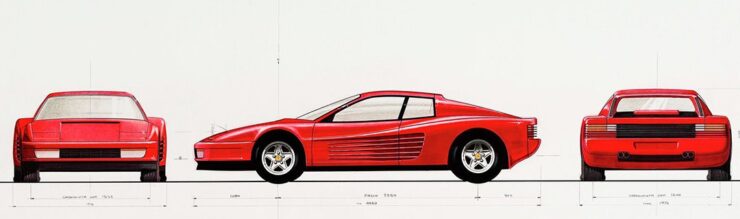 Ferrari Testarossa Design