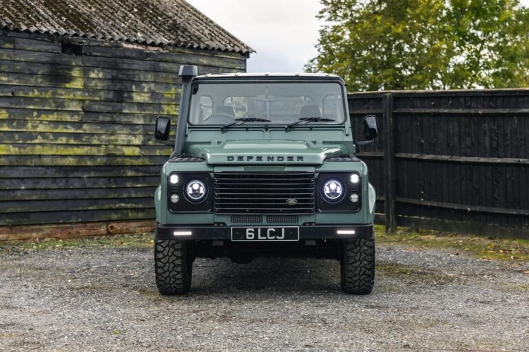 A Turbodiesel Land Rover Defender Pick Up Truck