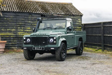 A Turbodiesel Land Rover Defender Pick Up Truck