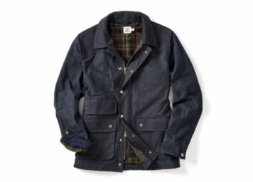 The Flint and Tinder Flannel-Lined Waxed Hudson Jacket