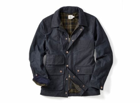 The Flint and Tinder Flannel-Lined Waxed Hudson Jacket