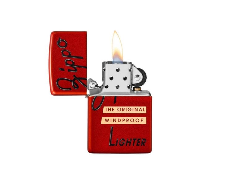 The Zippo Red Box Top Windproof Lighter 1