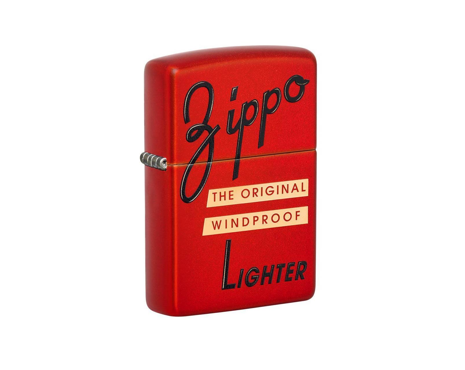 The Zippo Red Box Top Windproof Lighter via @Silodrome