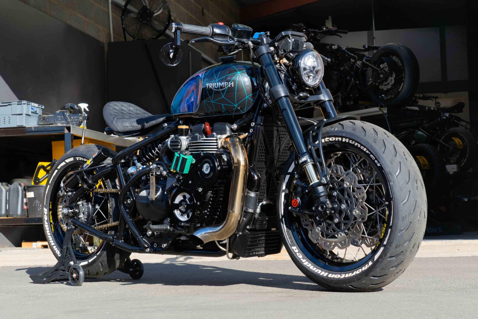 The World's Fastest Bobber: A Triumph Bobber With A Supercharger + NOS –  202 RWHP