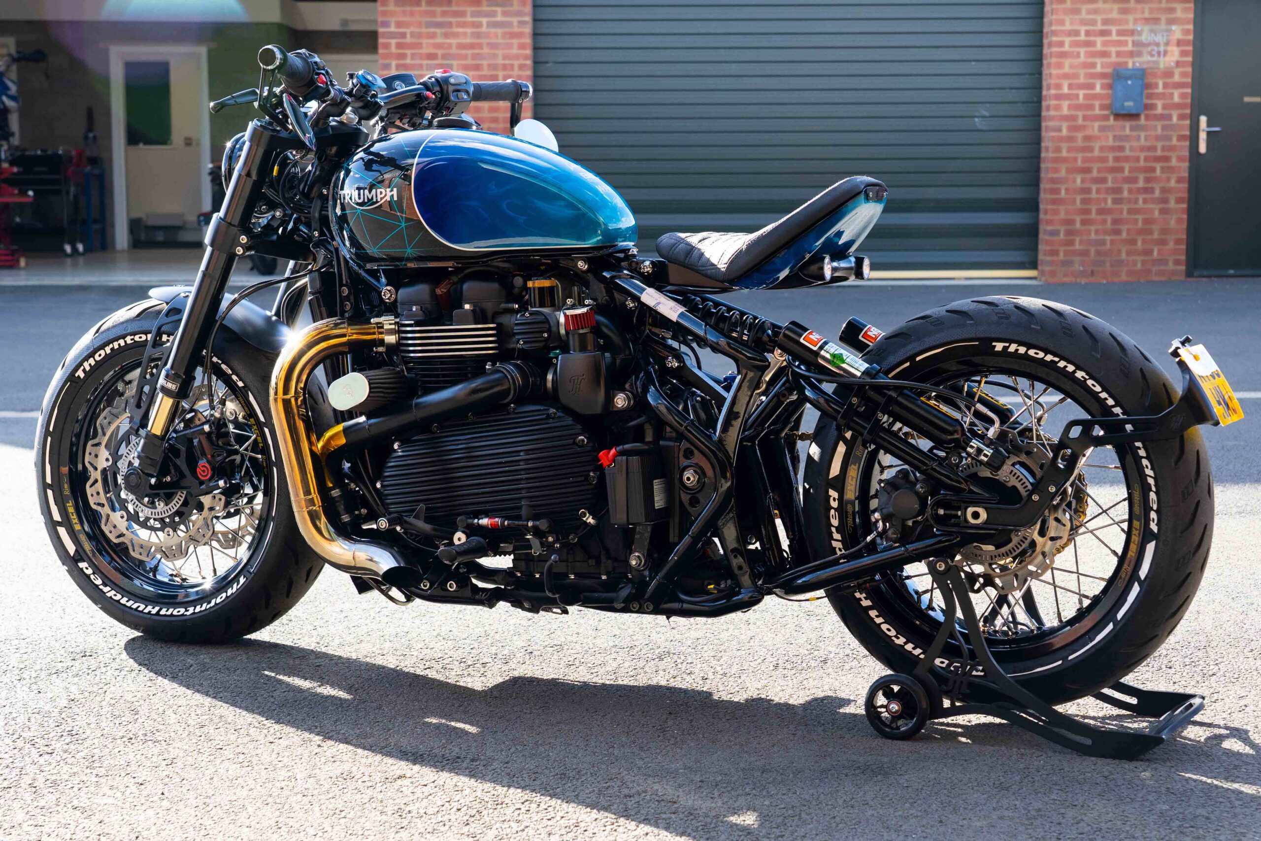 The World's Fastest Bobber: A Triumph Bobber With A Supercharger + NOS ...