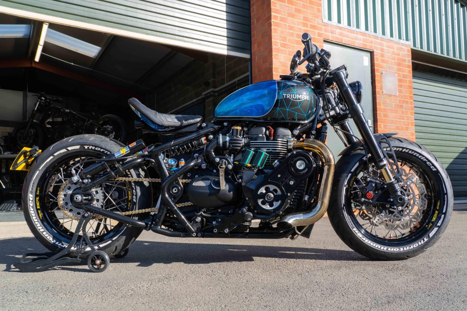 The World's Fastest Bobber: A Triumph Bobber With A Supercharger + NOS ...