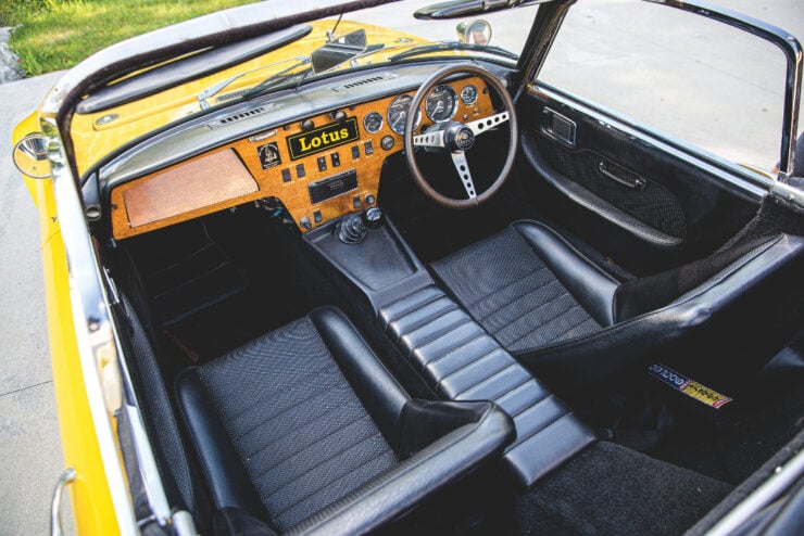 Lotus Elan S4 cockpit interior