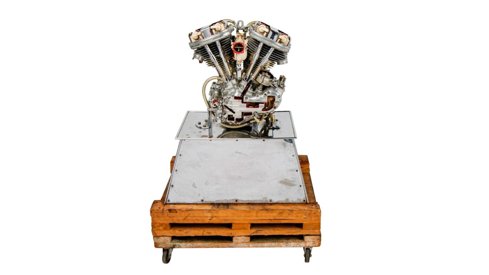 Harley-Davidson Panhead V-Twin Cutaway Training Engine