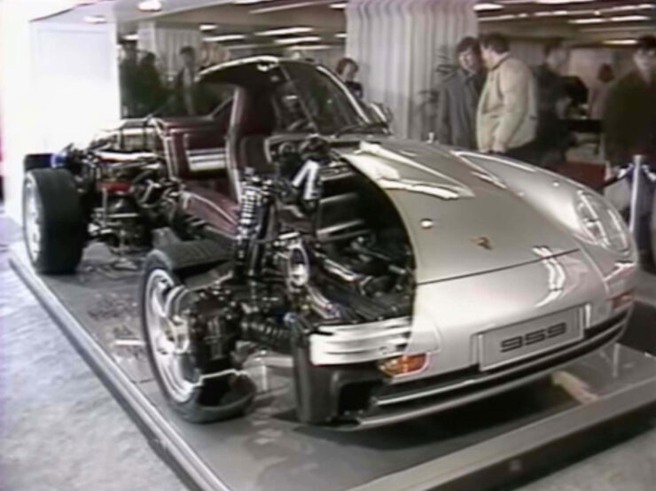 Porsche 959 Cutaway