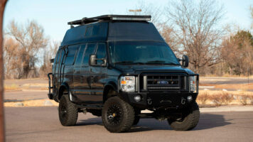 Off-Grid Adventure Vehicle: A Ford E350 4x4 Camper Van With 440+ HP