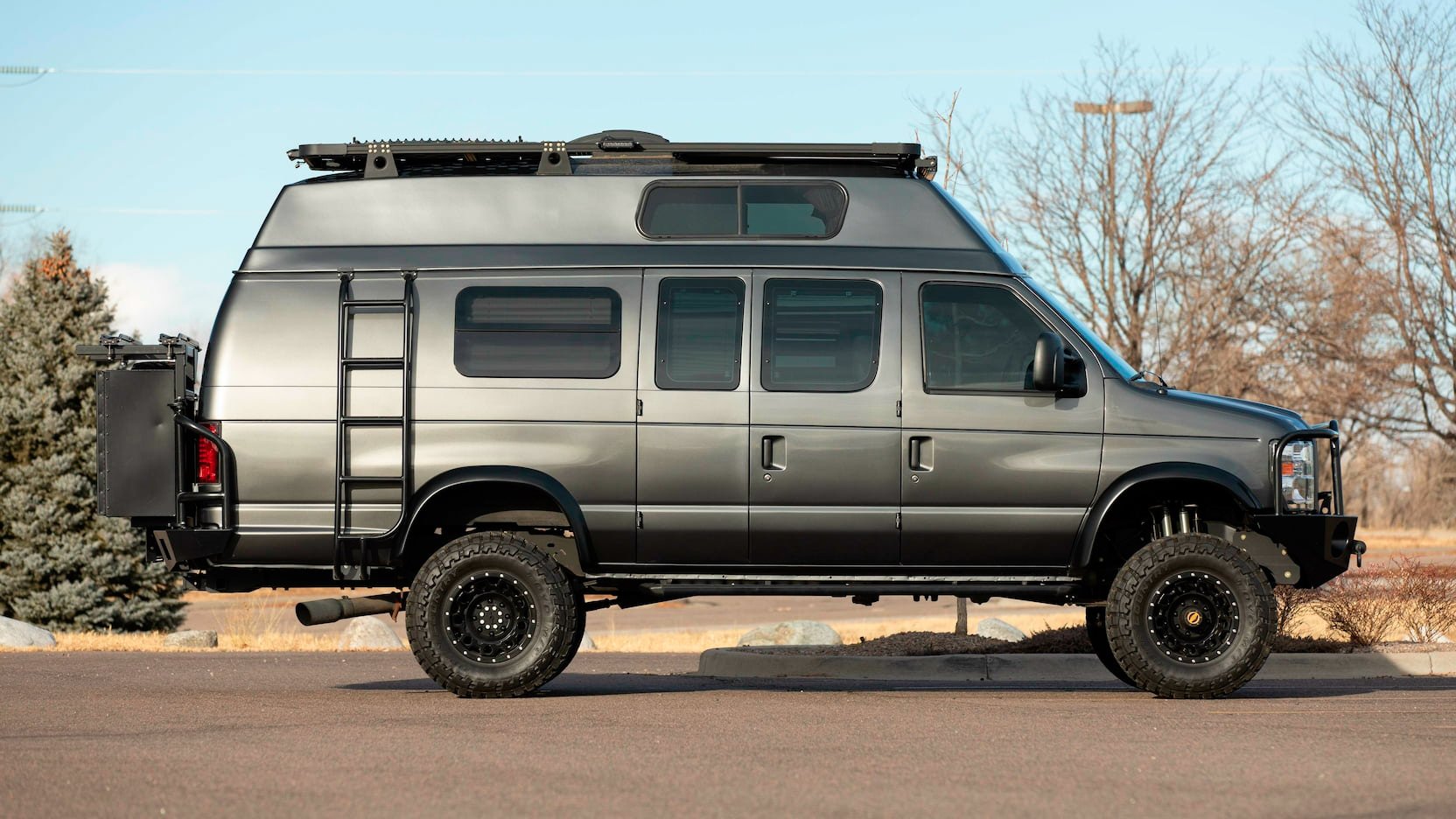 Off-Grid Adventure Vehicle: A Ford E350 4X4 Camper Van With 440+ Hp