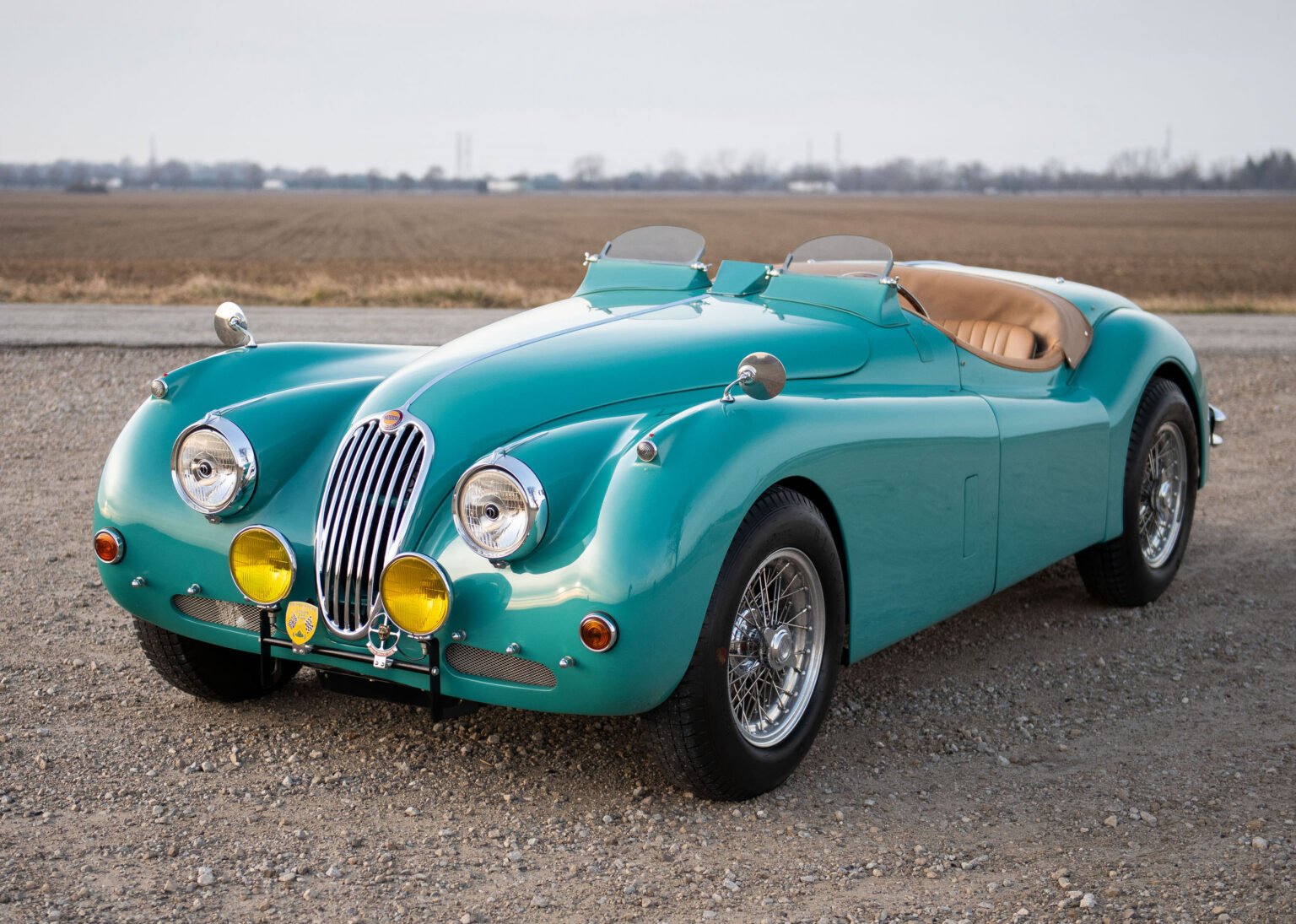 Mille Miglia Eligible Racer A 1956 Jaguar XK140 MC Roadster