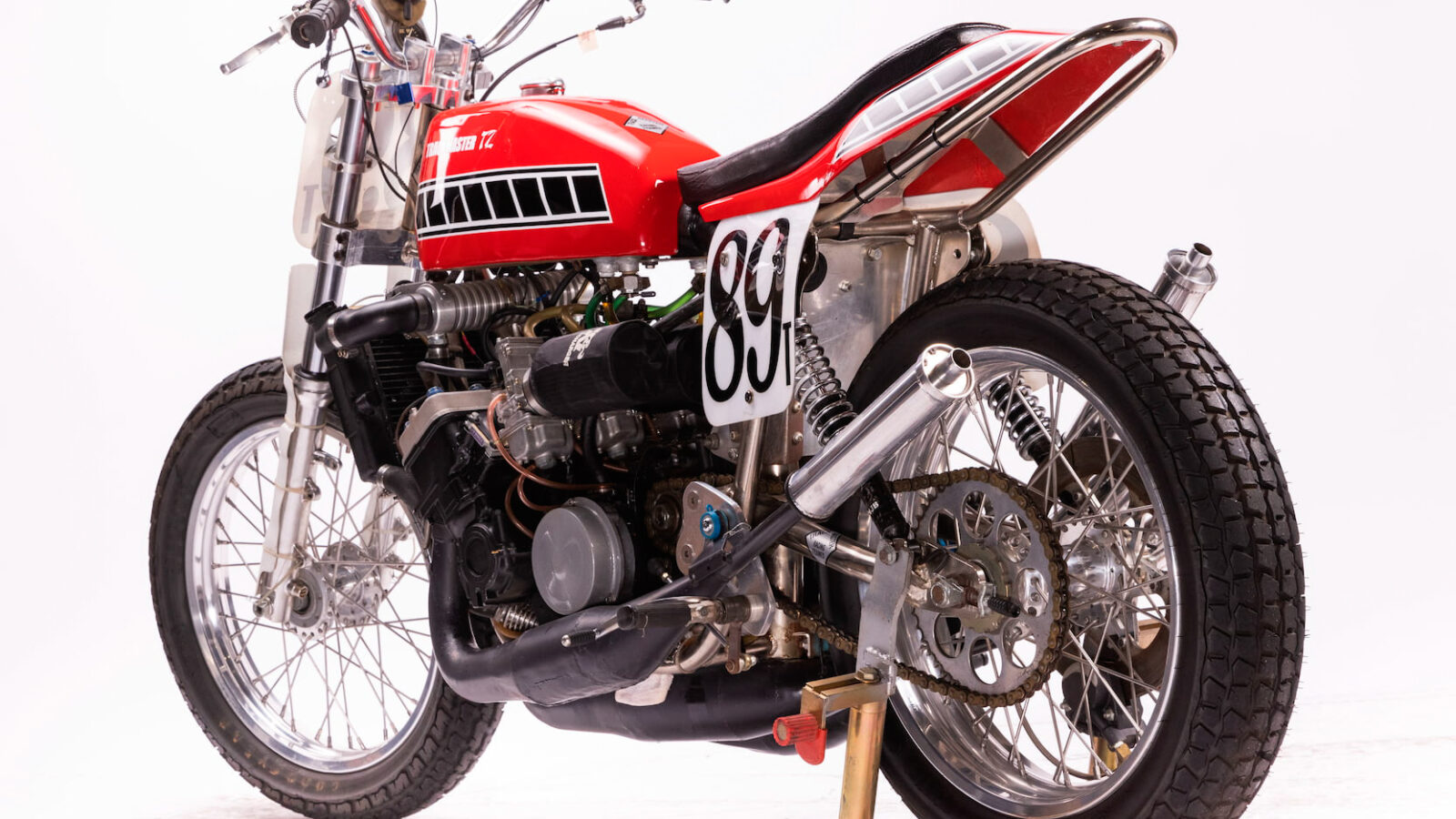 A Handbuilt Yamaha Trackmaster TZ750 Dirt Tracker With 120+HP