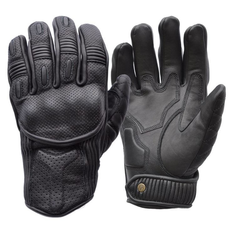 Goldtop Silk Lined Predator Motorcycle Gloves 2