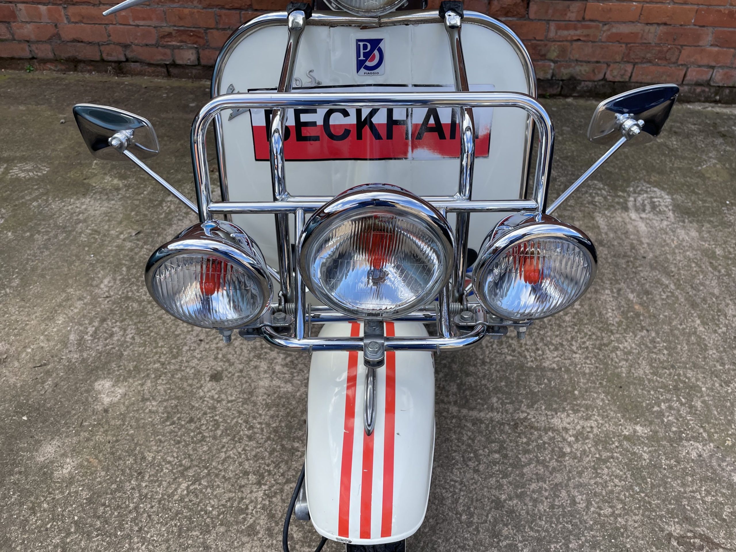 David Beckham's Motovespa England Scooter Is For Sale