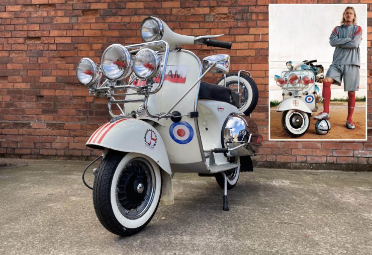 David Beckham's England Scooter