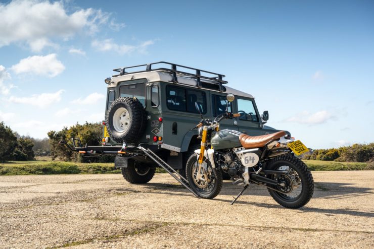 Land Rover Defender And Fantic Caballero Scrambler 18