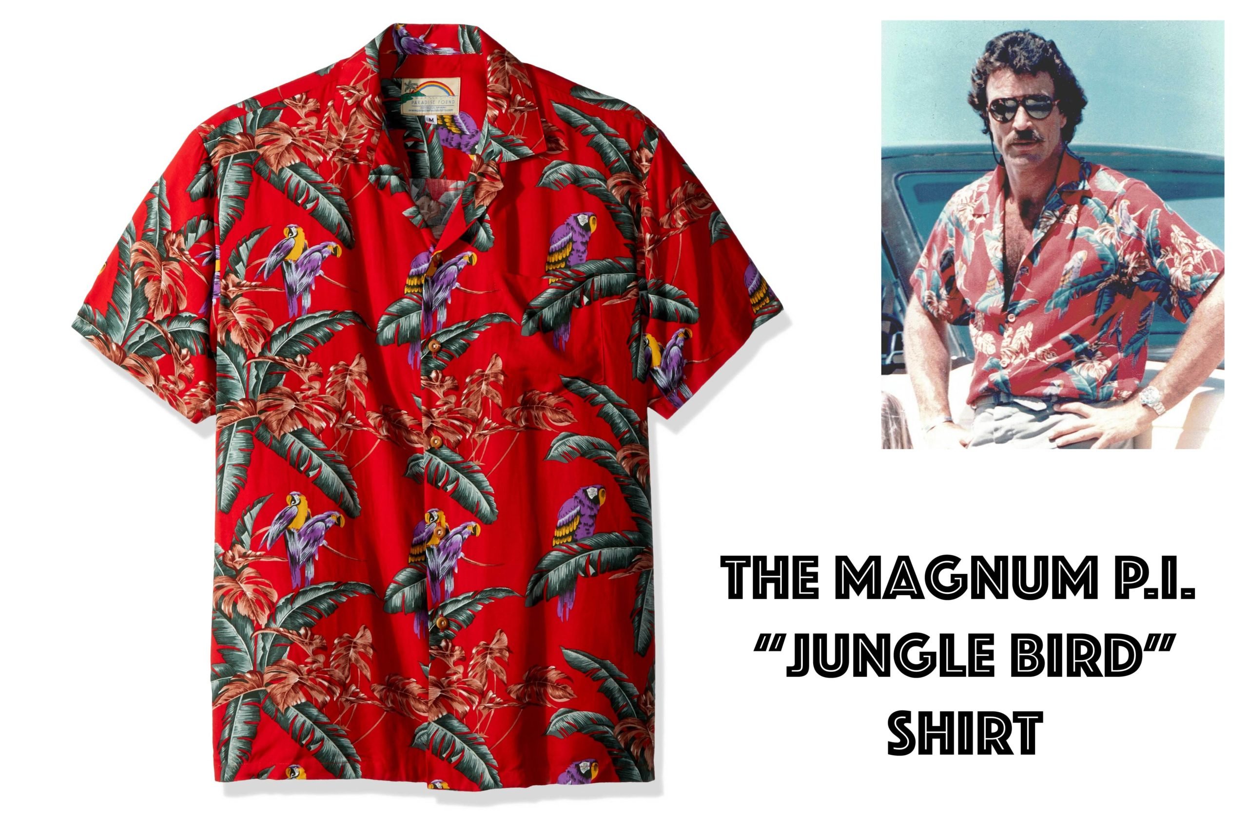 Jungle Bird Hawaiian Shirt Made Magnum P.I. Hero
