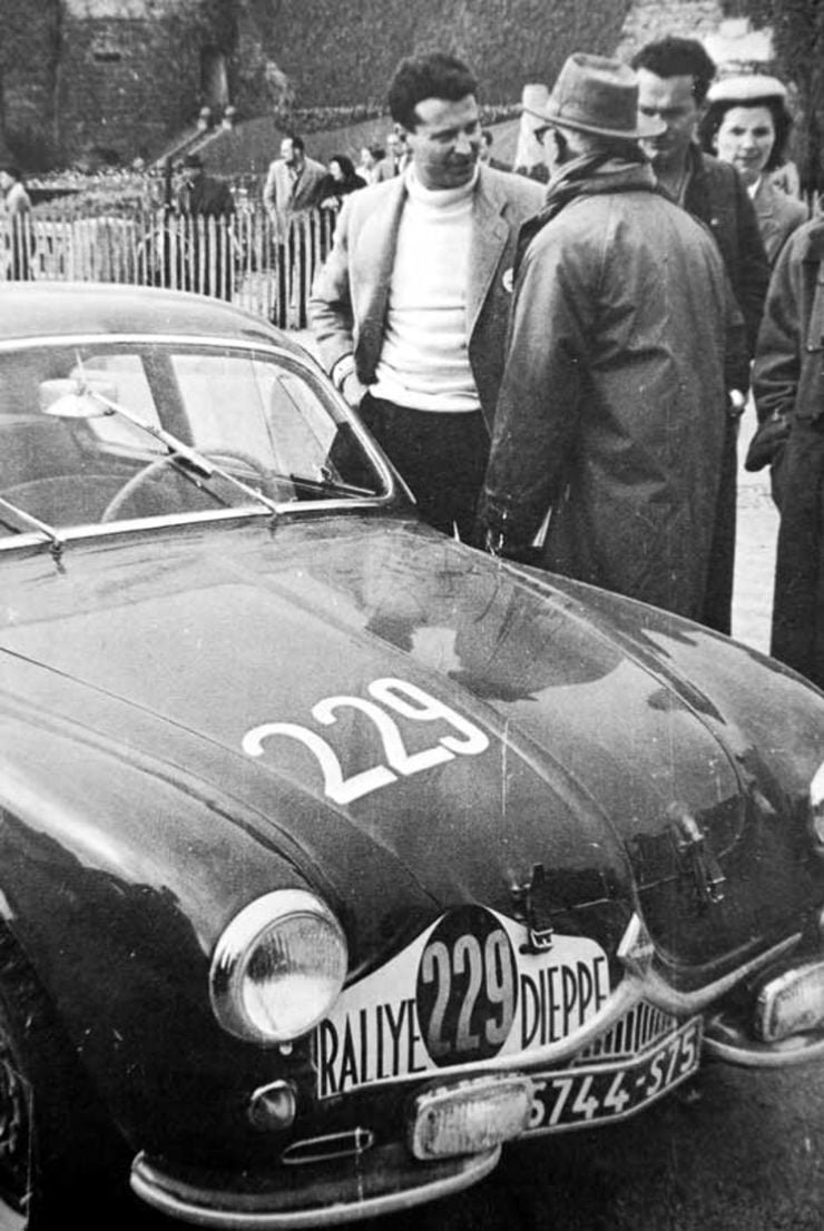 Jean Redele Speciale Number One Renault 4CV Rally Dieppe