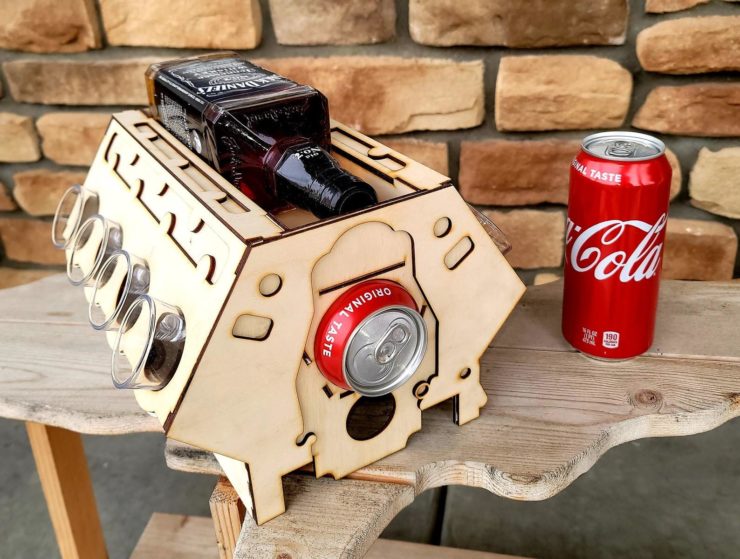 Build It Yourself V8 Beer Caddy 1