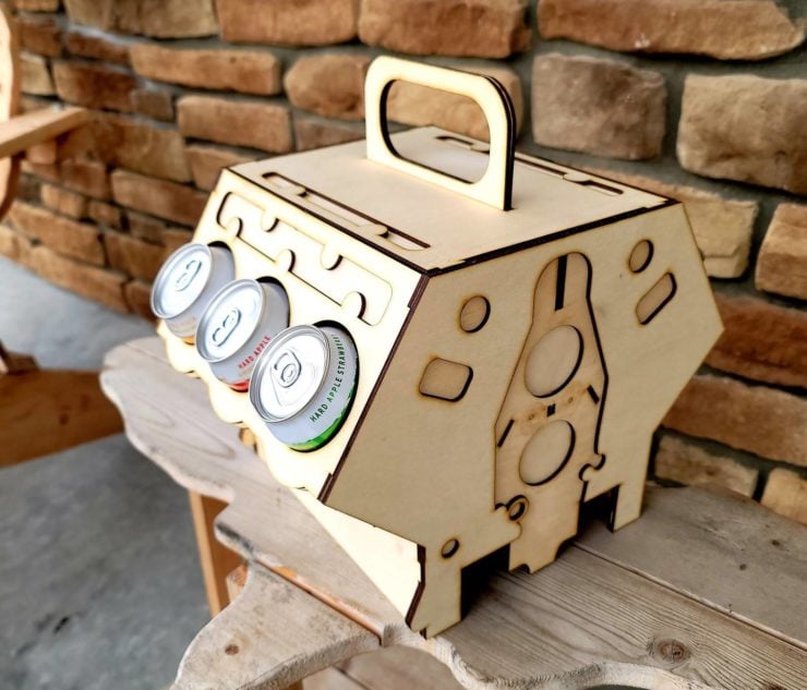 Build It Yourself V8 Beer Caddy 4