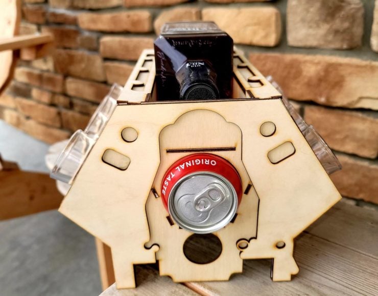 Build It Yourself V8 Beer Caddy 6