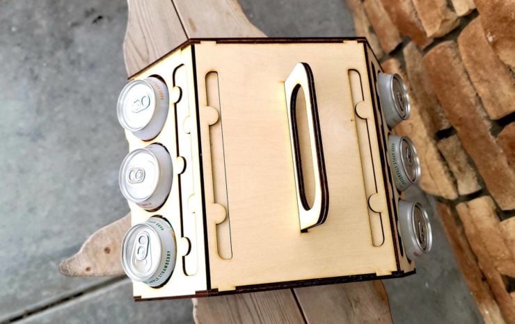 Build It Yourself V8 Beer Caddy 7