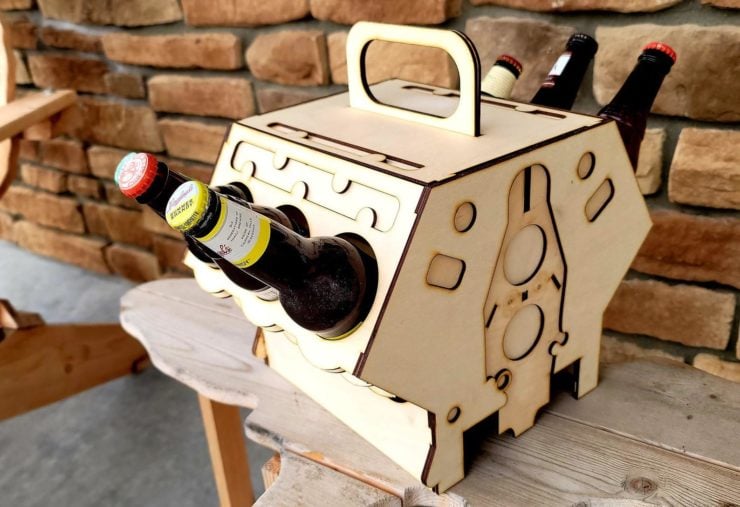 Build It Yourself V8 Beer Caddy 8