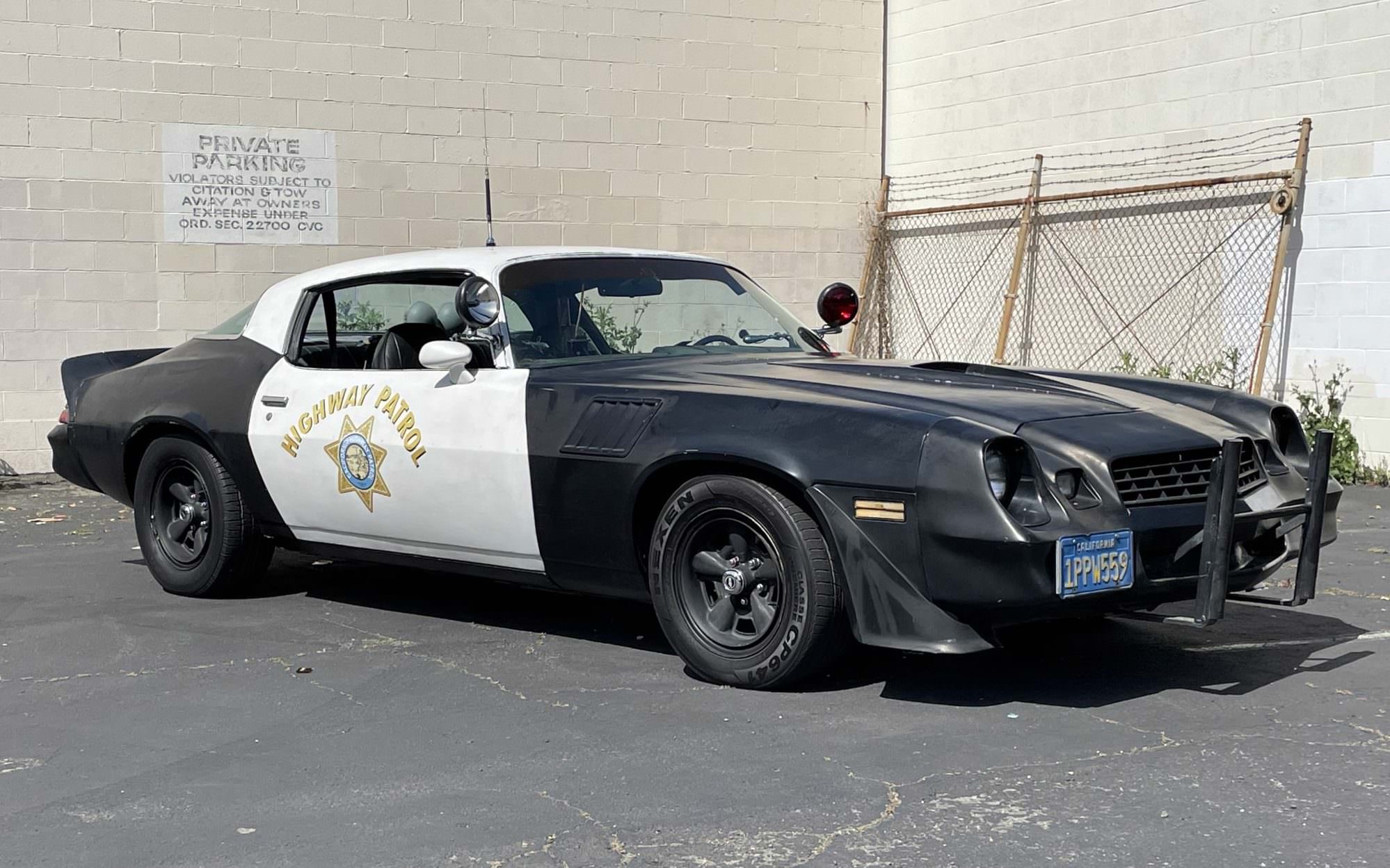 For Sale The California Highway Patrol Chevrolet Camaro From The Junkman