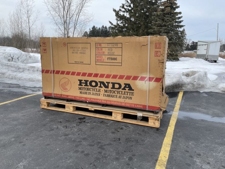 Honda FT500 Ascot Crate