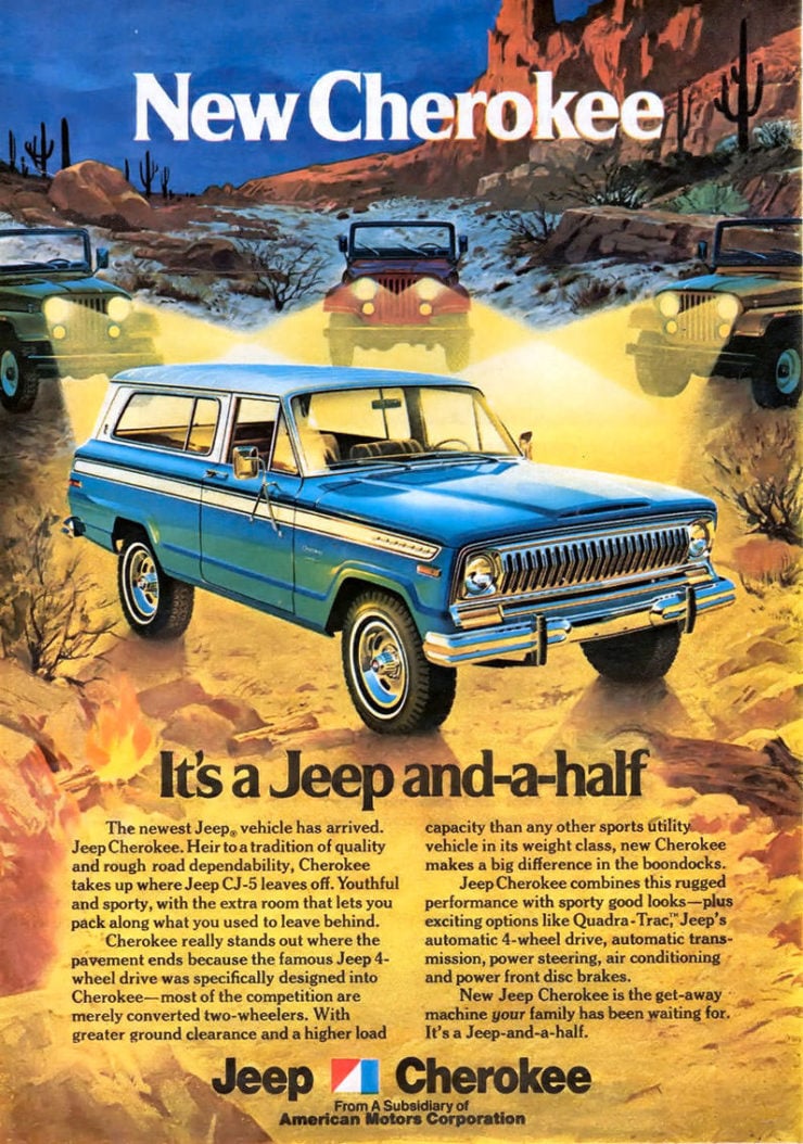 Jeep Cherokee SJ Brochure