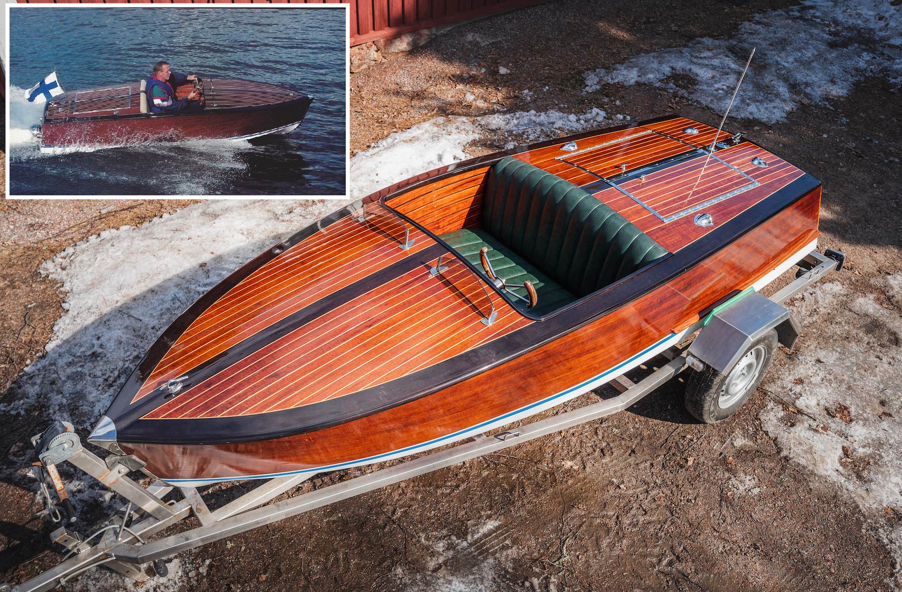 Super Awesome Homemade Mini Ski Boat (Video) 