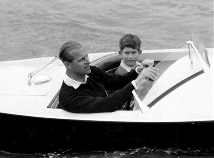 Prince Philip Prince Charles Albatross Super Sports Ski Boat