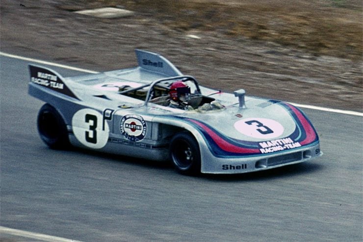 Vic Elford with Porsche 908:3 during practice for 1000 km race at Nürburgring
