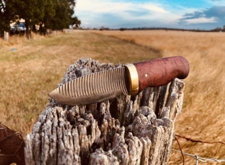 Hand Forged File Knife By Rustic Road Australia