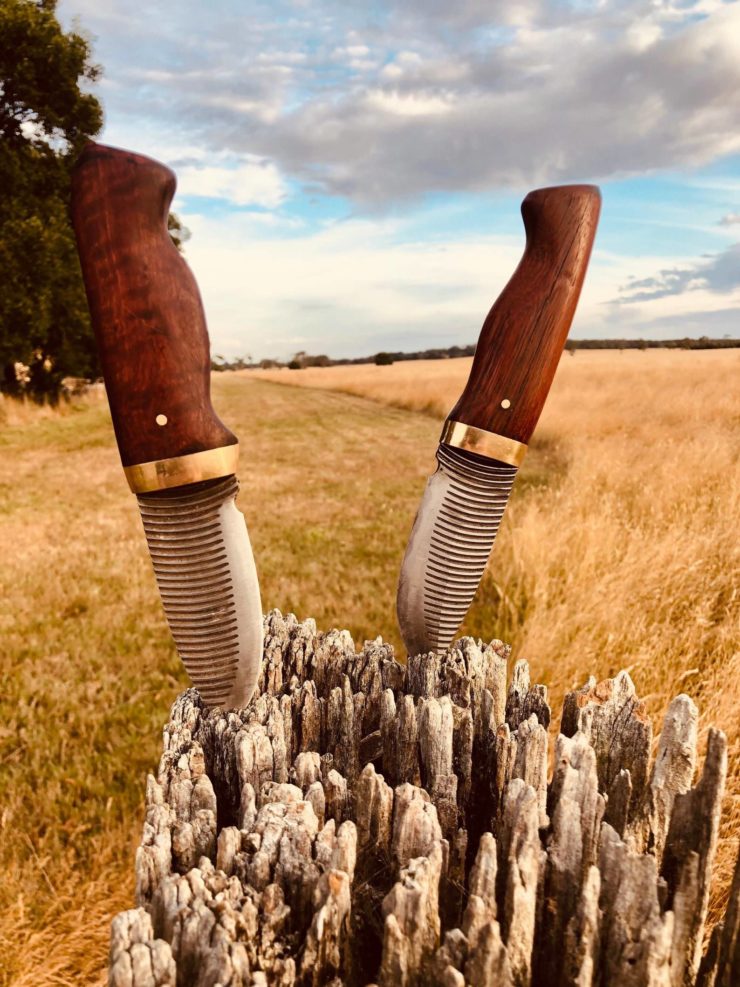 Hand Forged File Knife By Rustic Road Australia 5