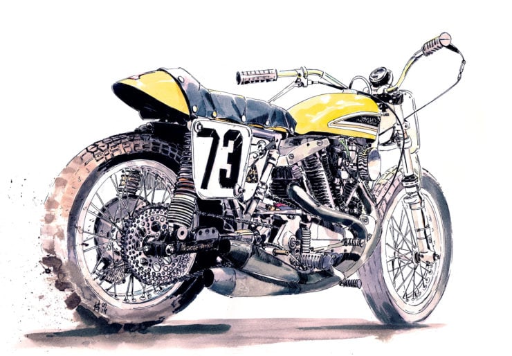 Harley-Davidson XR750 Art Port